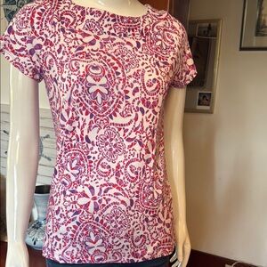 NWT jones nY size smallFloral Pink Women's Top